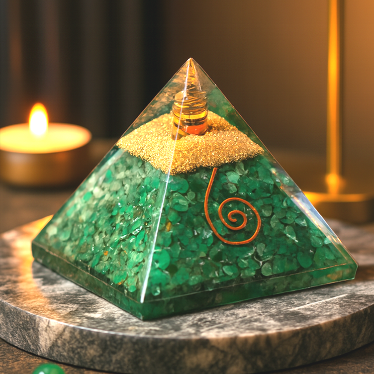 PREMIUM GREEN JADE WELLNESS PYRAMID