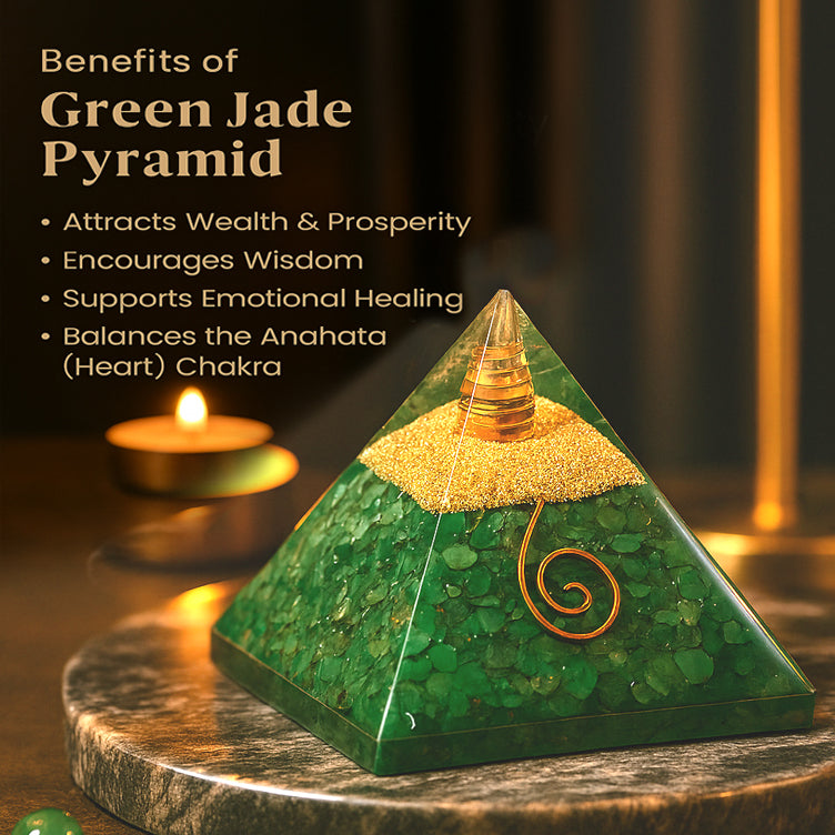 PREMIUM GREEN JADE WELLNESS PYRAMID
