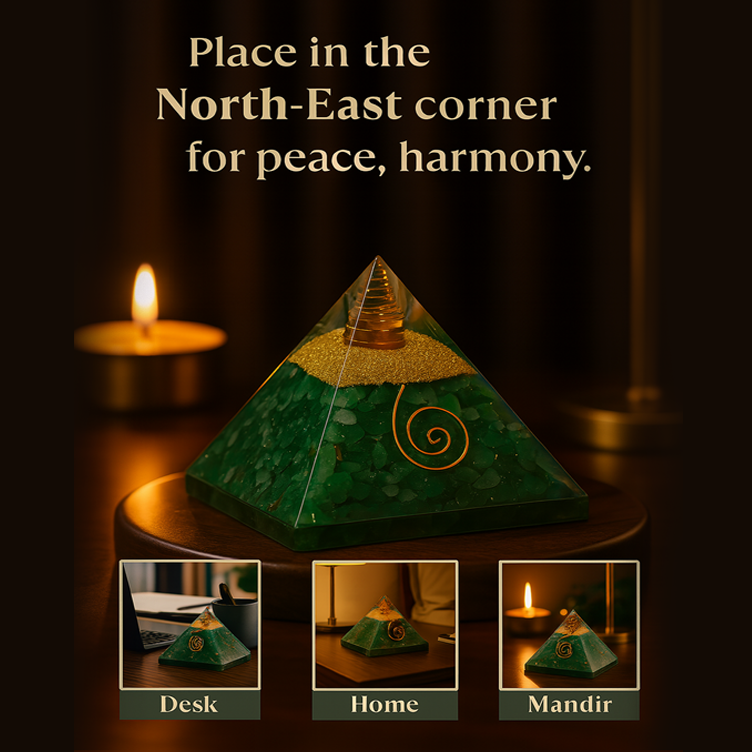 PREMIUM GREEN JADE WELLNESS PYRAMID